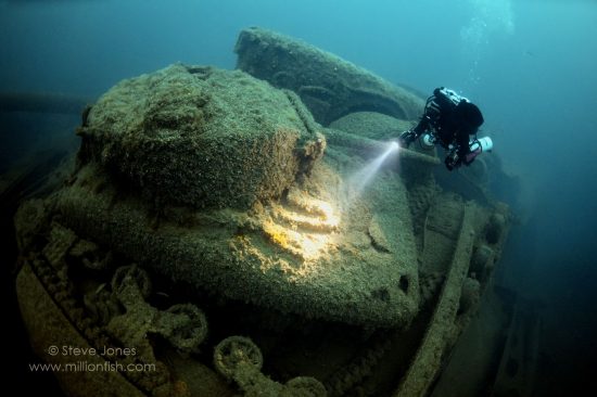 On September 8th 1944, U-Boat  U-482 fired a single torpedo into the SS Empire Heritage, which was carrying 16,000 tons of fuel.