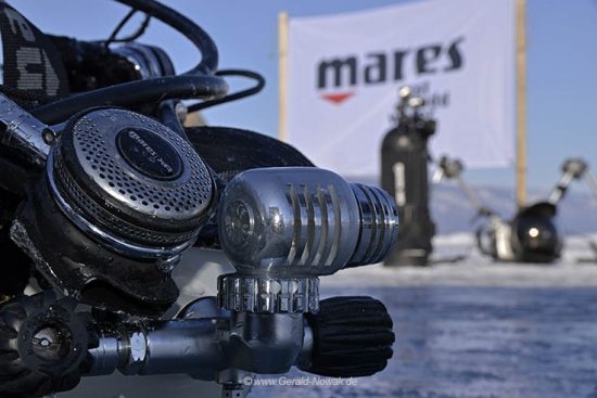 Mares XR Team at lake Baikal 2017