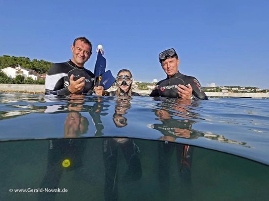 Apnoe Kurs bei Kron Diving, Kampor, Rab, Kroatien
