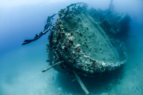 wreck freediving